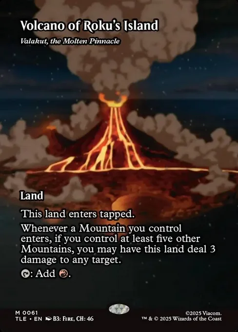 Valakut, the Molten Pinnacle, Avatar: The Last Airbender Eternal #61