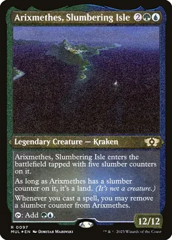 Arixmethes, Slumbering Isle, Holofoil
