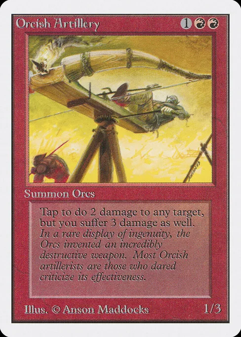 Orcish Artillery, Unlimited Edition #166