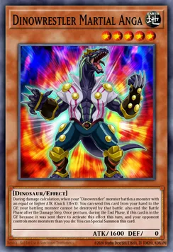 Dinowrestler Martial Anga