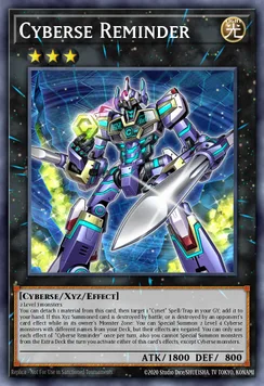 Cyberse Reminder