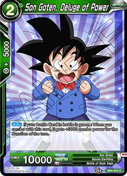 Son Goten, Deluge of Power, Dragon Brawl #DB1-042