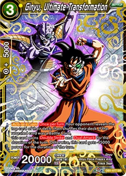 Ginyu, Ultimate Transformation, Dragon Brawl #DB1-077