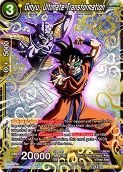 Ginyu, Ultimate Transformation, Normal