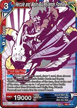Hercule and Majin Buu, Friends Forever, Dragon Brawl #DB1-092_PR