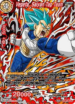 Vegeta, Saiyan Tag Team, Dragon Brawl #DB1-094