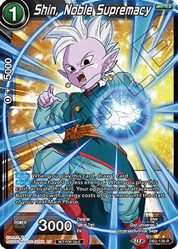 Shin, Noble Supremacy, Divine Multiverse #DB2-136_PR02