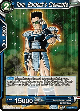 Tora, Bardock's Crewmate, Giant Force #DB3-034