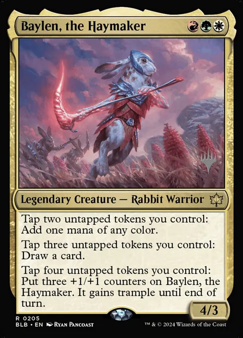 Baylen, the Haymaker, Bloomburrow Promos #205p