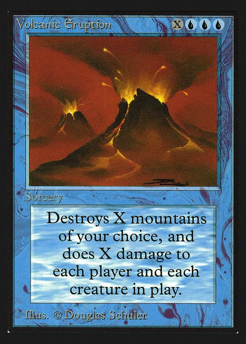 Volcanic Eruption, Intl. Collectors' Edition #89