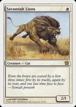 Savannah Lions, Normal
