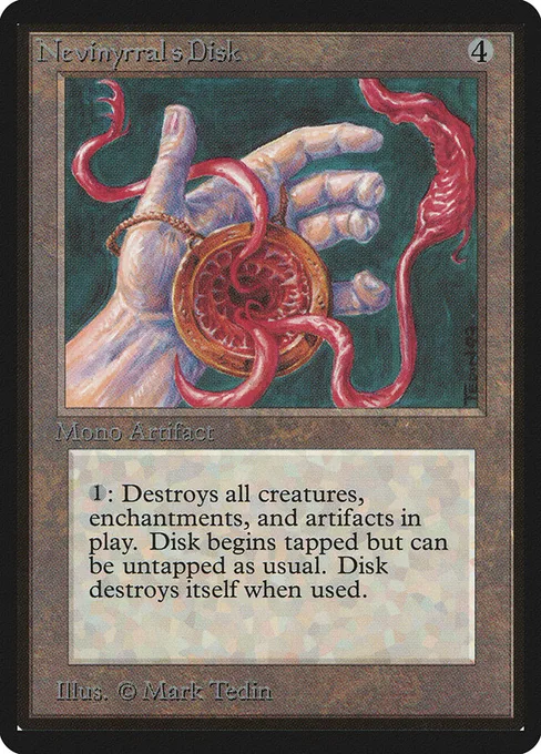Nevinyrral's Disk, Limited Edition Beta #267