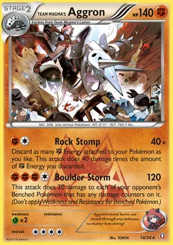 Team Magma's Aggron, Holofoil
