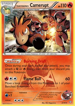 Team Magma's Camerupt, Holofoil