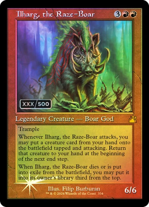 Ilharg, the Raze-Boar, Ravnica Remastered #334z