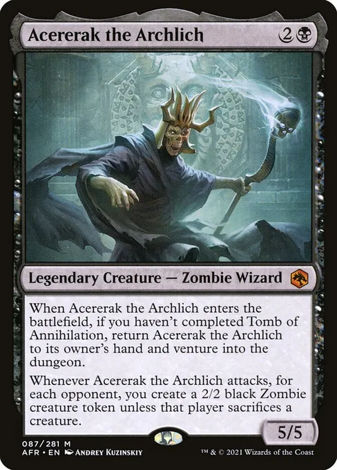 Acererak the Archlich, Adventures in the Forgotten Realms #87
