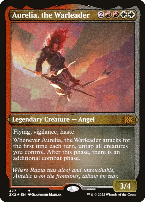 Aurelia, the Warleader, Double Masters 2022 #477