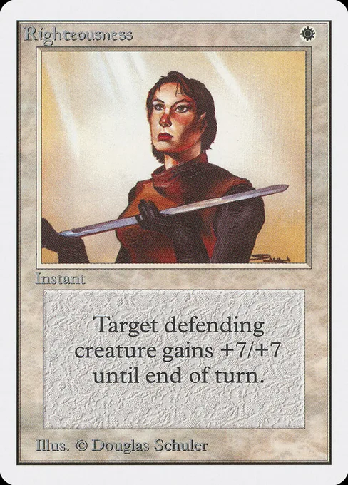 Righteousness, Unlimited Edition #37