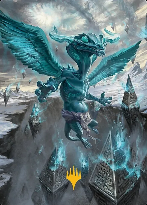 Ugin, Eye of the Storms // Ugin, Eye of the Storms, Tarkir: Dragonstorm Art Series #47