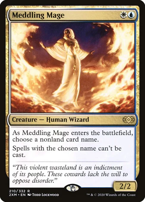 Meddling Mage, Double Masters #210