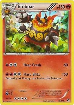 Emboar, Cracked Ice Holo