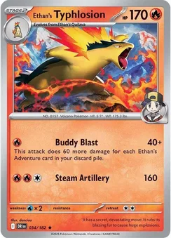 Ethan's Typhlosion, Non-holo