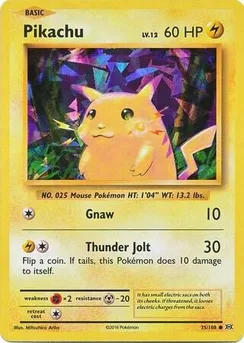 Pikachu, Cracked Ice Holo