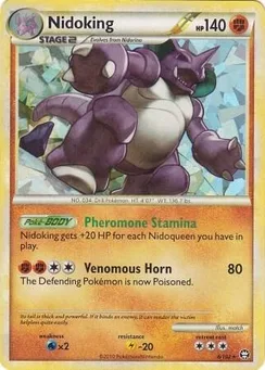 Nidoking, Cracked Ice Holo