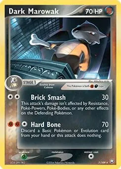 Dark Marowak, Deck Exclusives #7