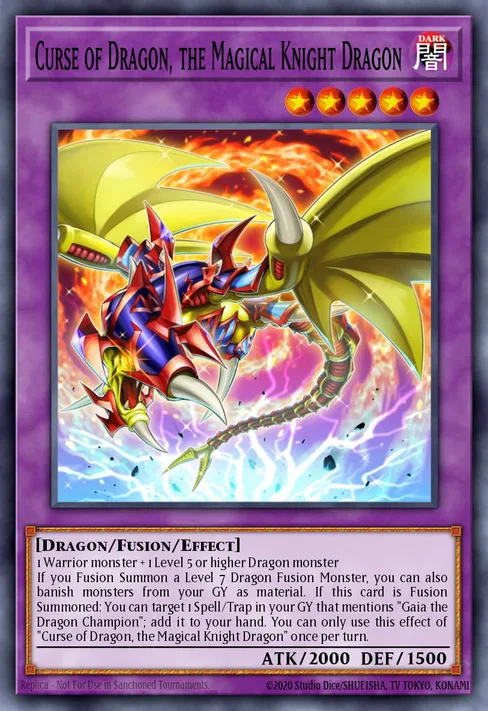 Curse of Dragon, the Magical Knight Dragon, Dimension Force #DIFO-EN097