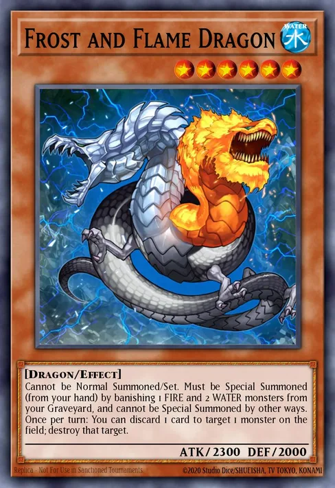 Frost and Flame Dragon, Duelist League 15 participation cards #DL15-EN005