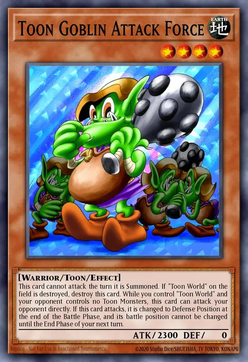 Toon Goblin Attack Force, Duelist League Series 7 participation card #DL7-EN001