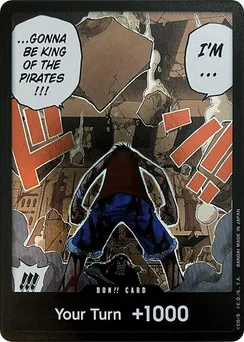 DON!! Card (Luffy vs. Crocodile) (Devil Fruits Collection Vol. 1), Normal
