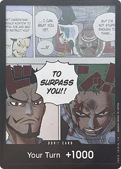 DON!! Card (Mihawk & Zoro) (Double Pack Set Vol. 3), Normal
