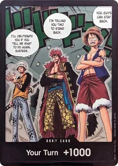DON!! Card (Trafalgar Law, Eustass Kid and Monkey.D.Luffy) (Double Pack Set Vol. 4), Normal