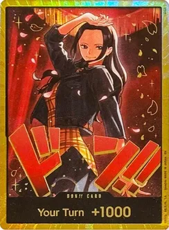 DON!! Card (Nico Robin) (Gold), Normal