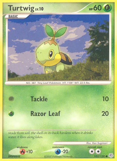 Turtwig, Diamond & Pearl #103