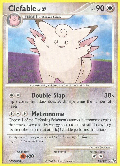 Clefable, Diamond & Pearl #22