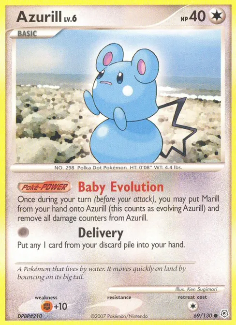 Azurill, Diamond & Pearl #69