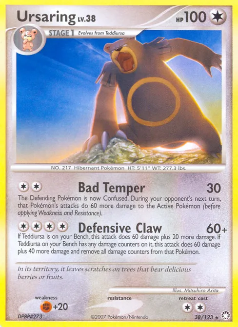 Ursaring, Mysterious Treasures #38