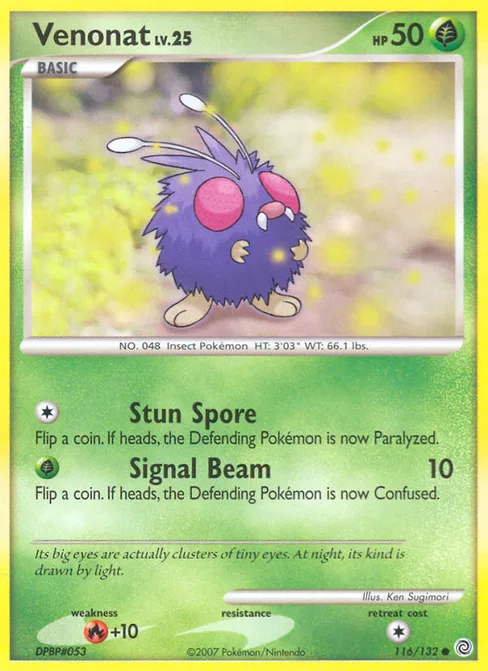 Venonat, Secret Wonders #116