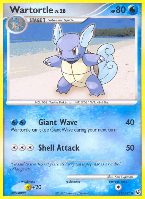 Wartortle, Secret Wonders #75