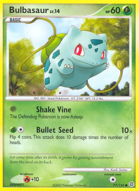 Bulbasaur, Secret Wonders #77