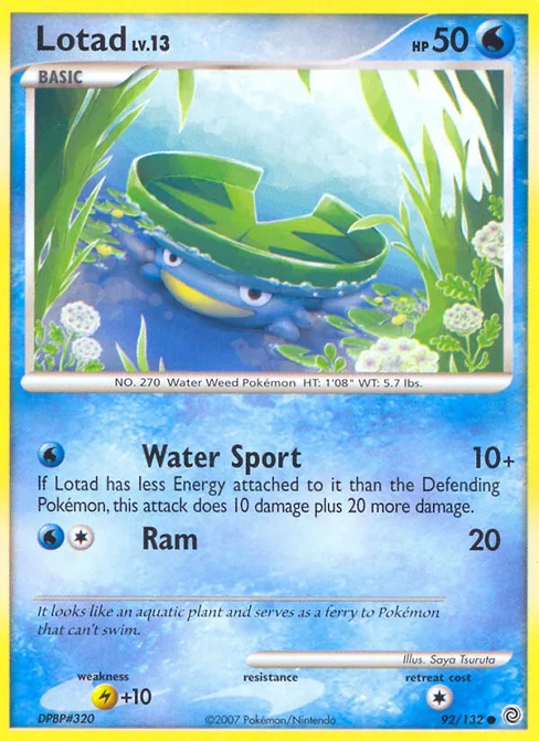 Lotad, Secret Wonders #92