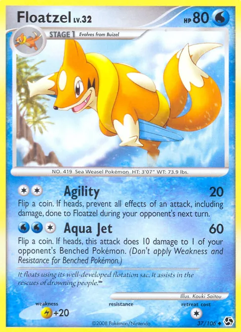 Floatzel, Great Encounters #37