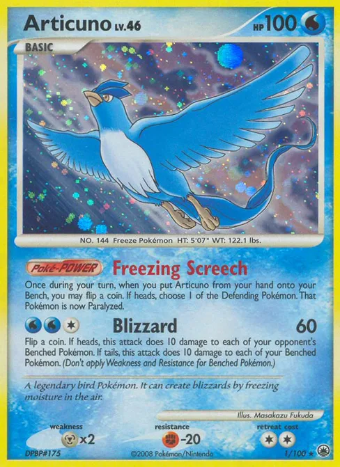 Articuno, Majestic Dawn #1