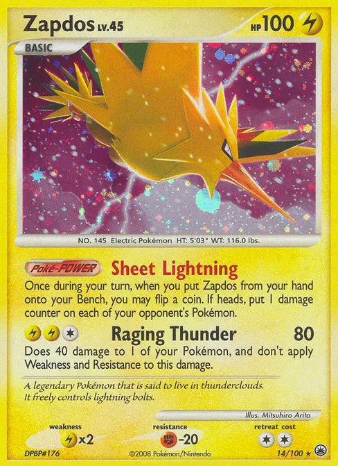 Zapdos, Majestic Dawn #14