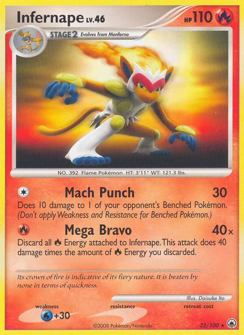 Infernape, Majestic Dawn #22