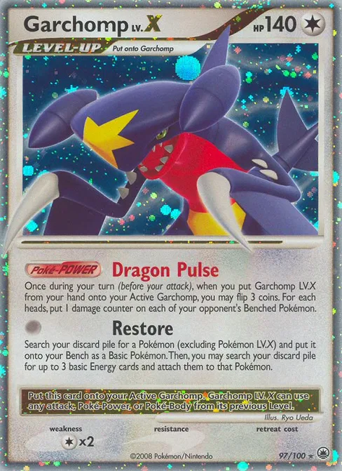 Garchomp LV.X, Majestic Dawn #97