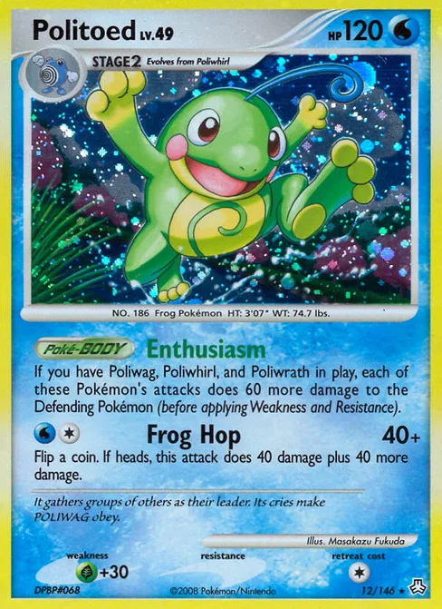 Politoed, Legends Awakened #12